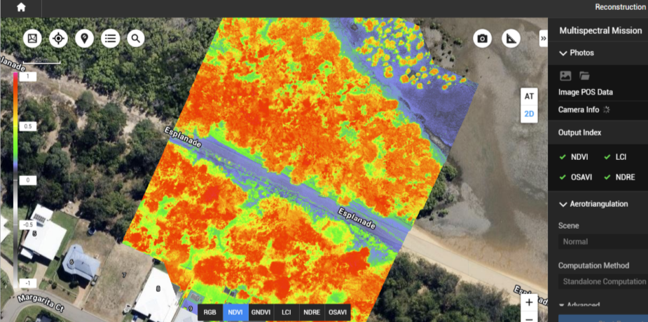 Arti Warna dari Hasil Pemetaan Drone Mapping
